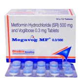 Megavog MF 0.3/500 Tablet 10's, Pack of 10 TABLETS