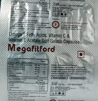 MEGAFITFORD CAPSULE, Pack of 10 CAPSULES