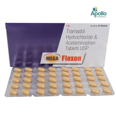 MEGA FLEXON TABLET 10'S, Pack of 10 TabletS