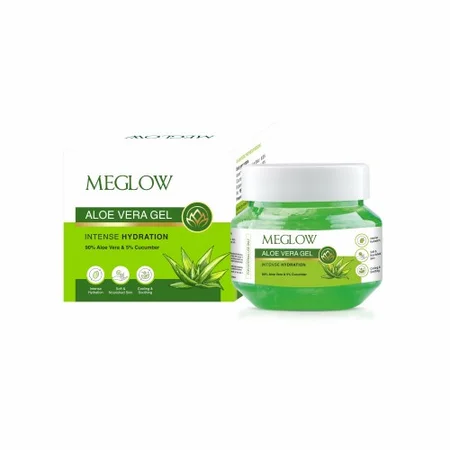 Meglow Aloevera Gel, 100 gm