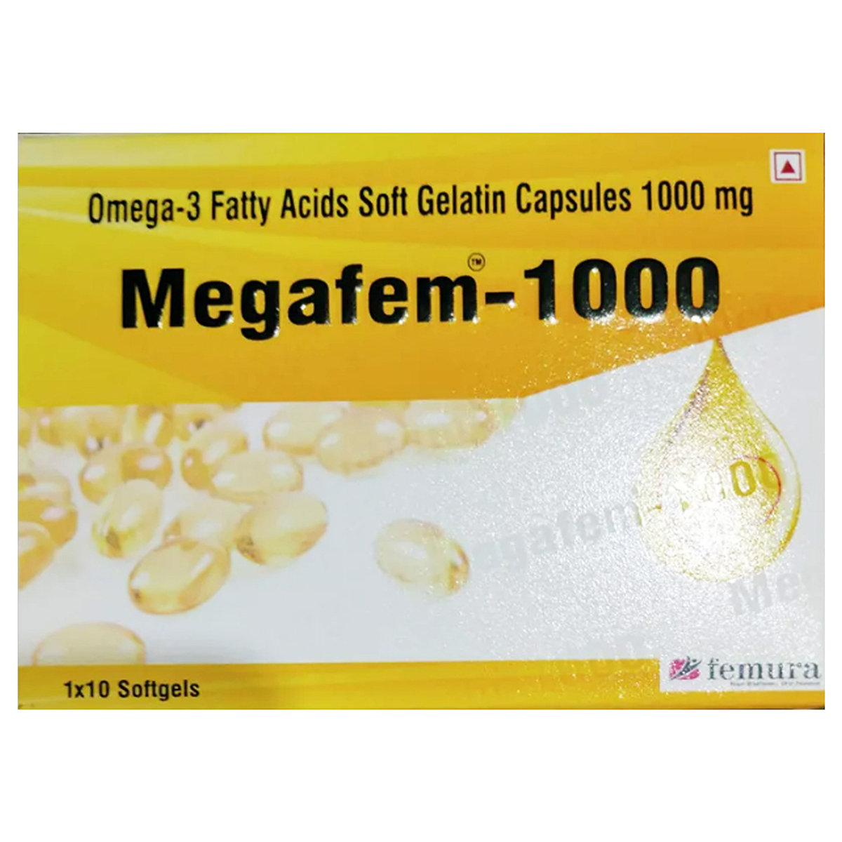 Megafem-1000 Softgel Capsule 10's, Pack of 10 Megafem-1000 Softgel Capsule 10's, Pack of 10