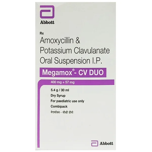 Megamox-CV Duo Dry Syrup 30 ml, Pack of 1 Oral Suspension