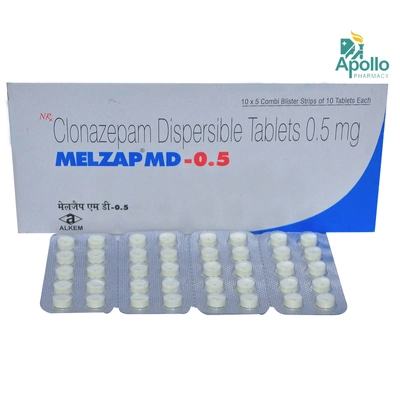 Melzap MD-0.5 Tablet 10's, Pack of 10 TABLETS