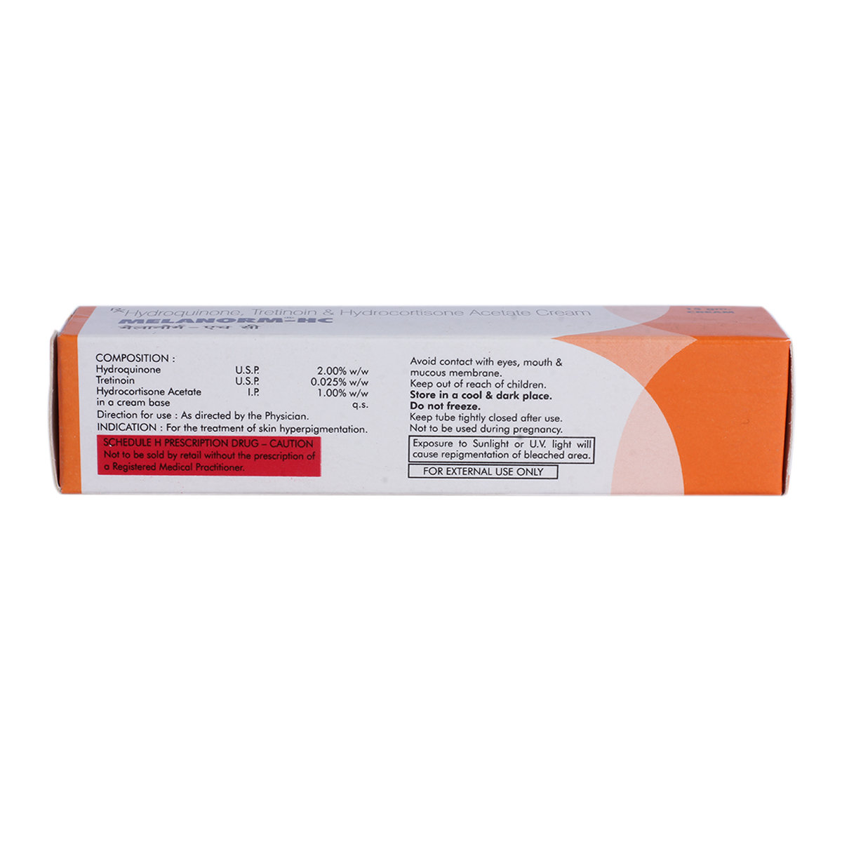 MELANORM HC CREAM, Pack of 1 Ointment MELANORM HC CREAM, Pack of 1 Ointment