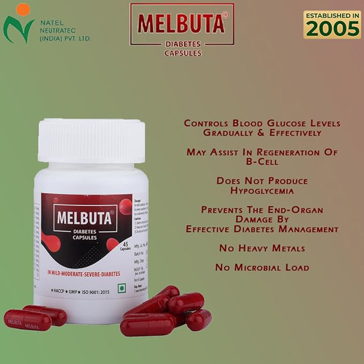 Melbuta, 45 Capsules, Pack of 1 Melbuta, 45 Capsules, Pack of 1