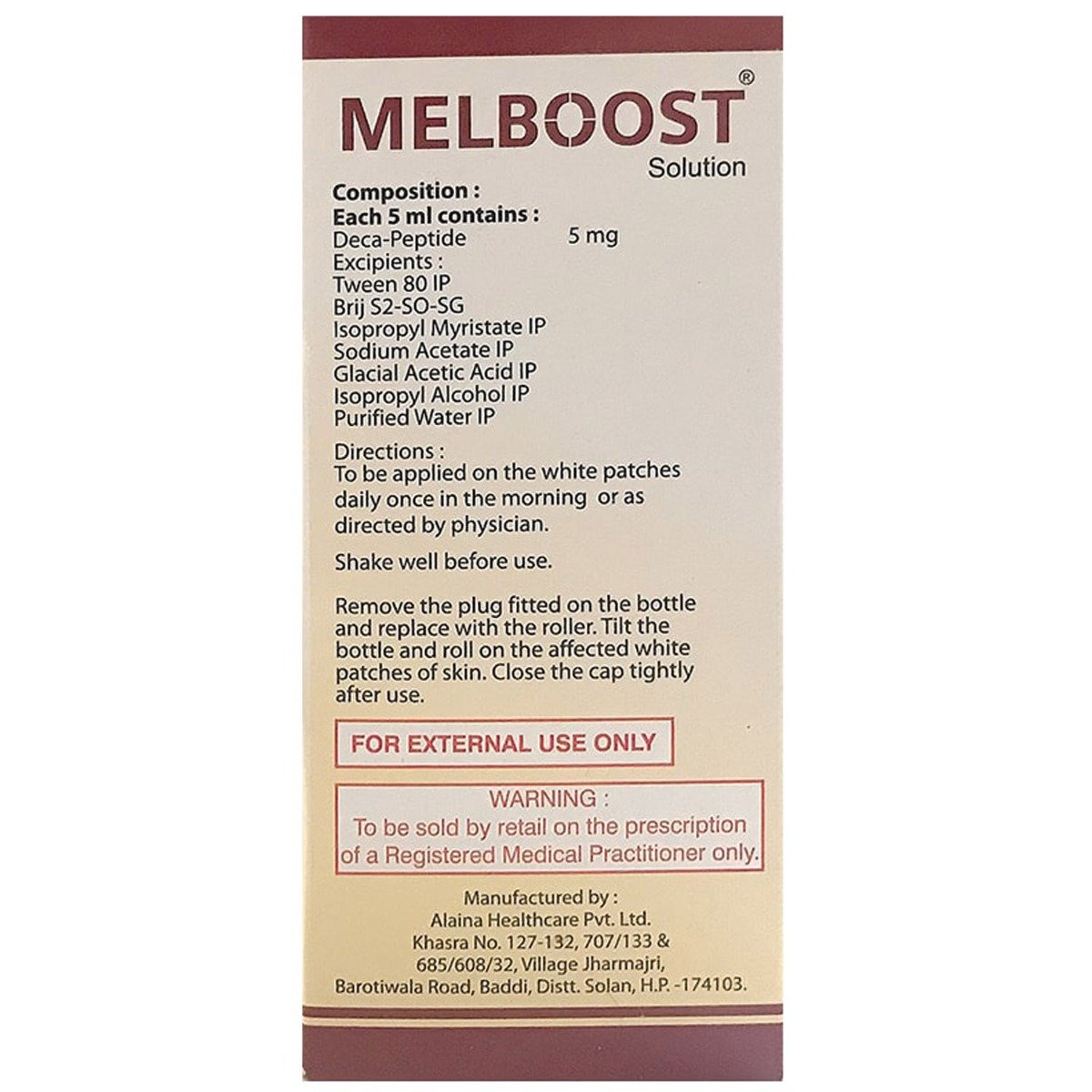 Melboost Solution 5 ml, Pack of 1 Solution Melboost Solution 5 ml, Pack of 1 Solution