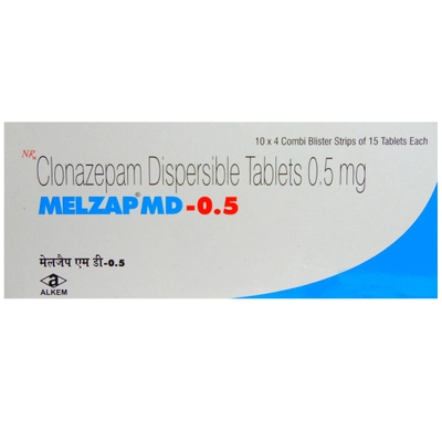 Melzap MD-0.5 Tablet 15's, Pack of 15 TabletS