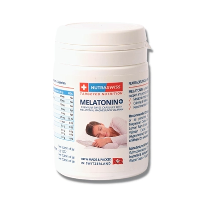 Nutraswiss Melatonin+, 30 Capsules, Pack of 1