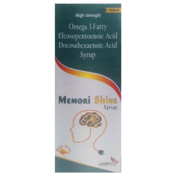 Memori Shine Mango Flavour Syrup 150 ml, Pack of 1