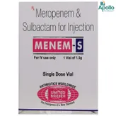 MENEMS INJECTION 1.5GM, Pack of 1 INJECTION