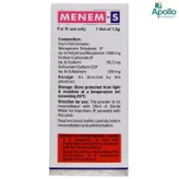 MENEMS INJECTION 1.5GM, Pack of 1 INJECTION