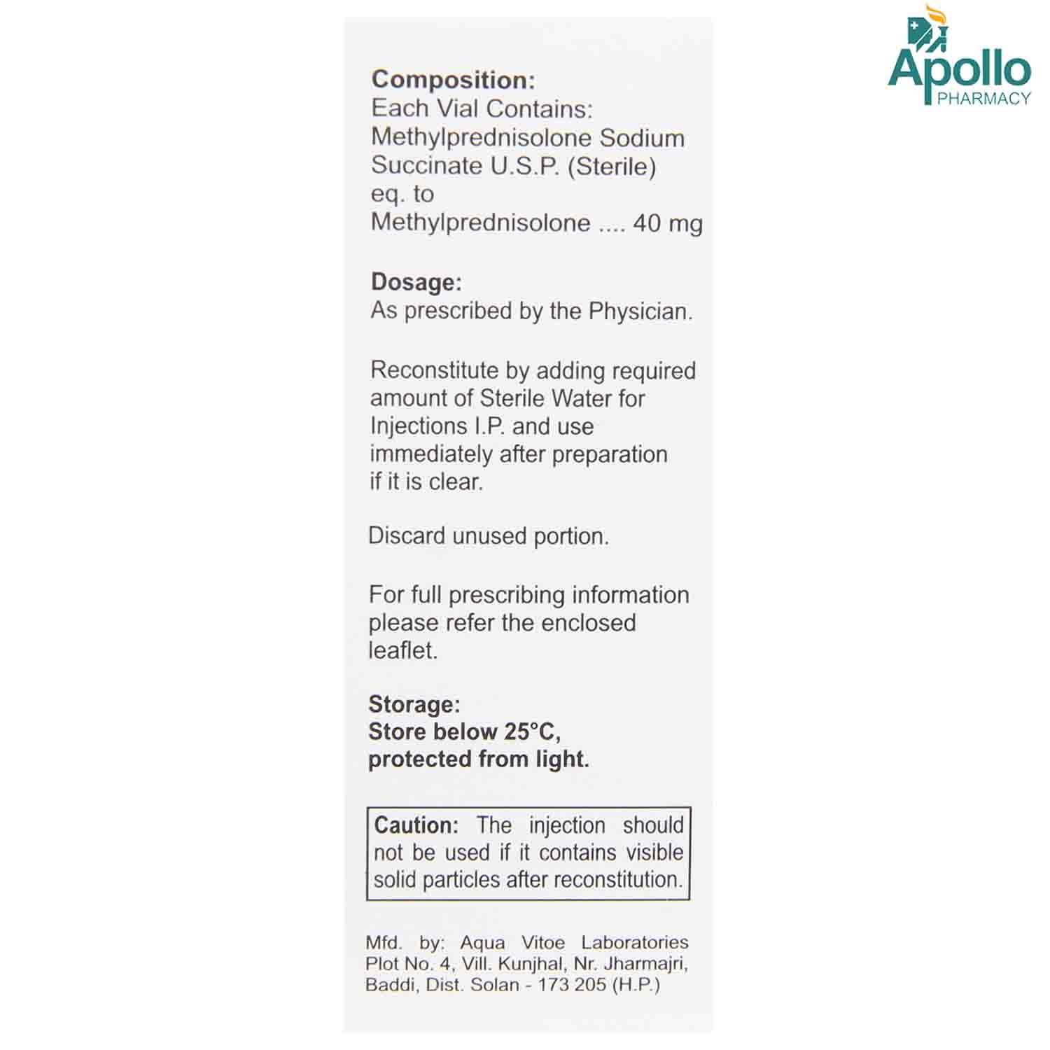Mepsonate 40 mg Injection 1's, Pack of 1 Injection Mepsonate 40 mg Injection 1's, Pack of 1 Injection