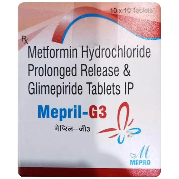 Mepril-G3 Tablet 10's