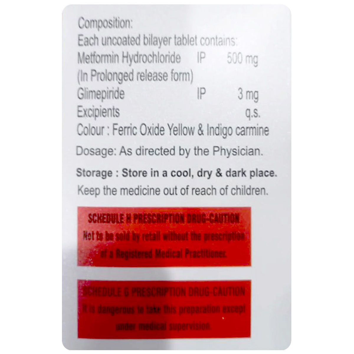 Mepril-G3 Tablet 10's, Pack of 10 Mepril-G3 Tablet 10's, Pack of 10