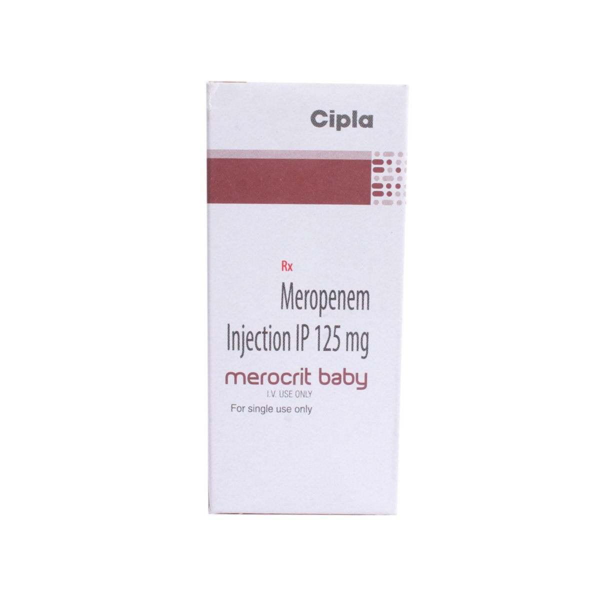 Merocrit Baby 125mg Injection 5 ml, Pack of 1 INJECTION Merocrit Baby 125mg Injection 5 ml, Pack of 1 INJECTION