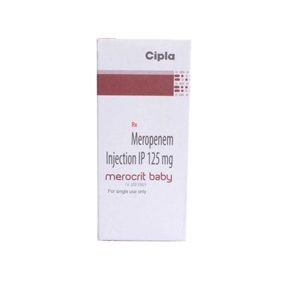 Merocrit Baby 125mg Injection 5 ml, Pack of 1 INJECTION