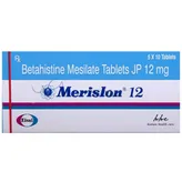 Merislon 12 Tablet 10's, Pack of 10 TABLETS