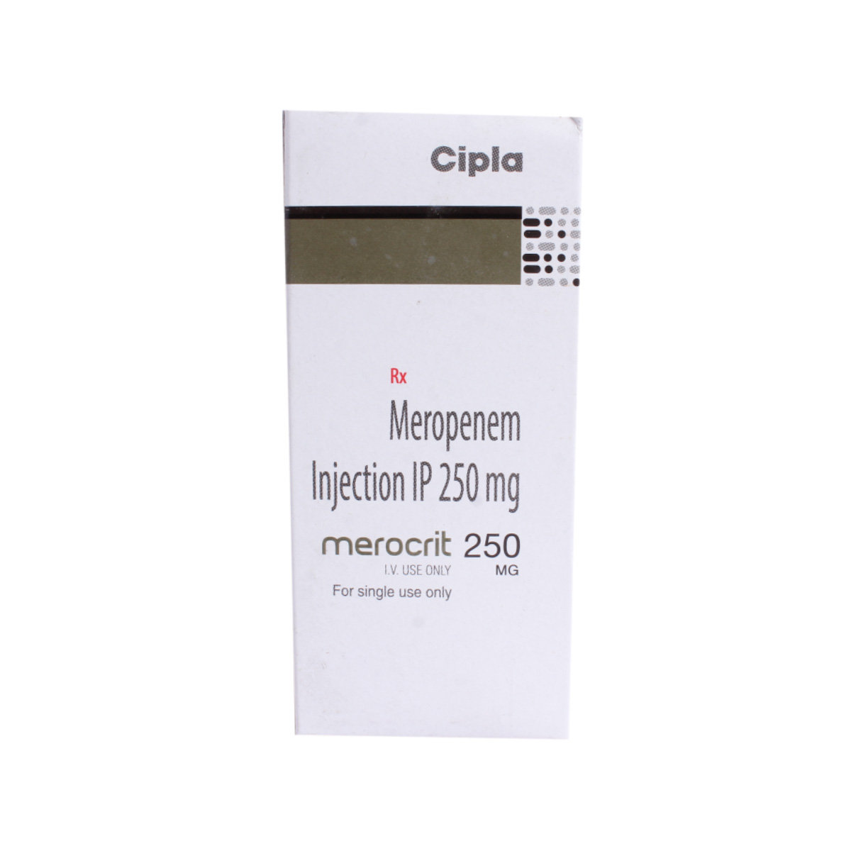 MEROCRIT 250MG INJECTION, Pack of 1 Injection MEROCRIT 250MG INJECTION, Pack of 1 Injection