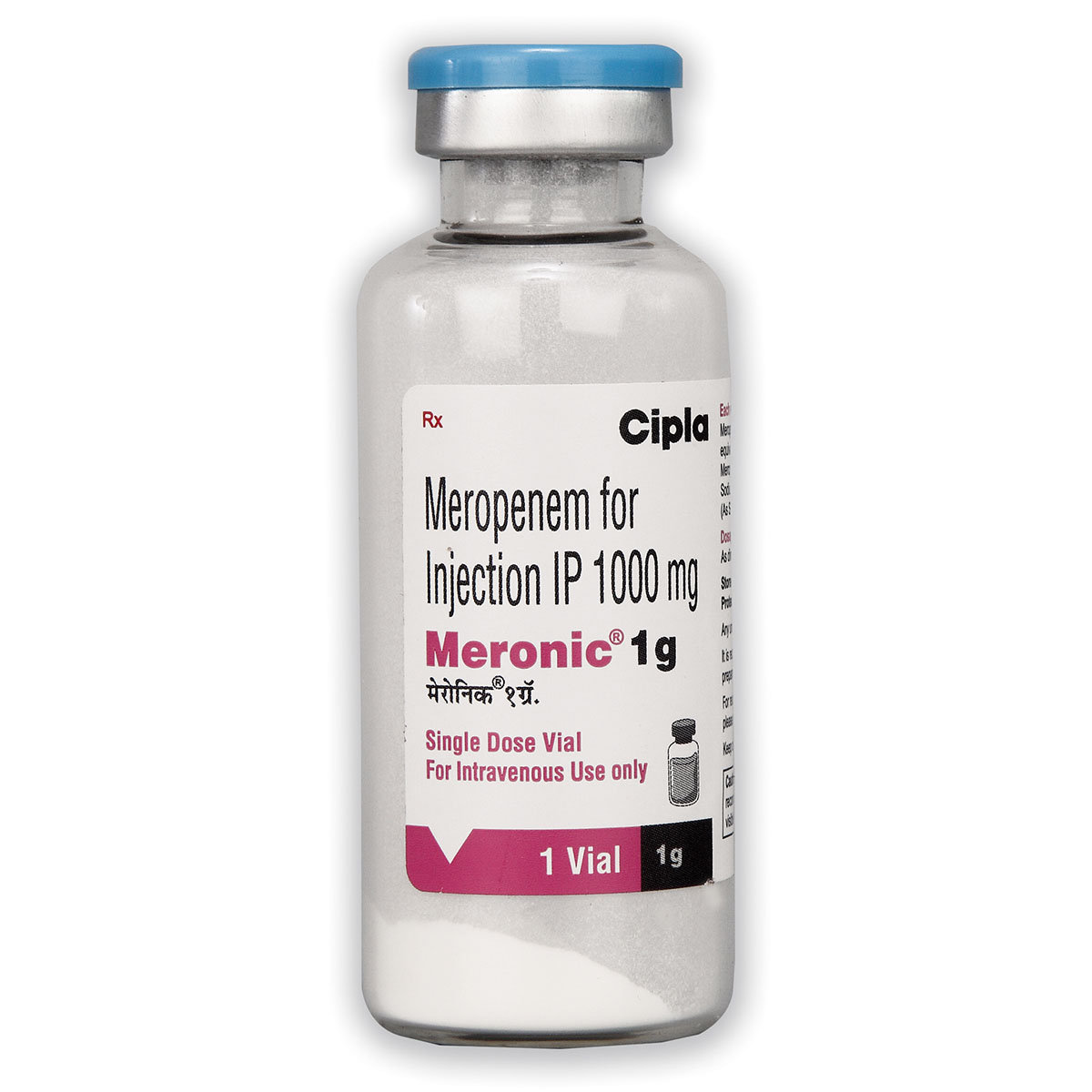 Meronic 1 gm Injection 1's, Pack of 1 Injection Meronic 1 gm Injection 1's, Pack of 1 Injection