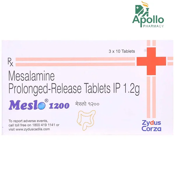 Meslo 1200 Tablet 10's, Pack of 10 TABLETS