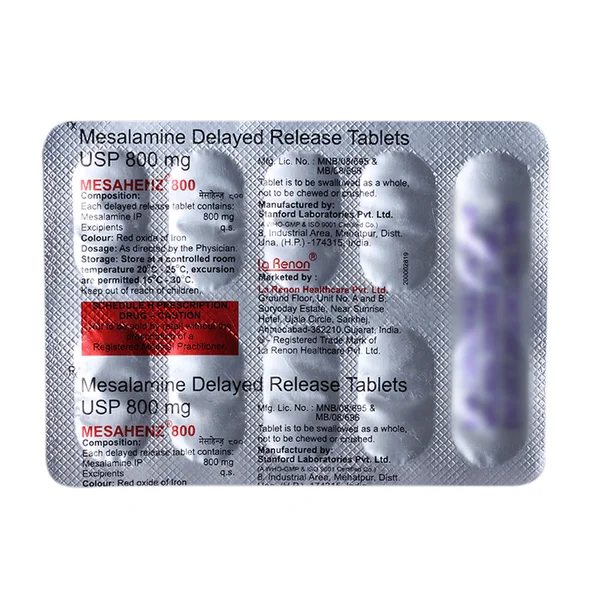 Mesahenz 800 Tablet 10's