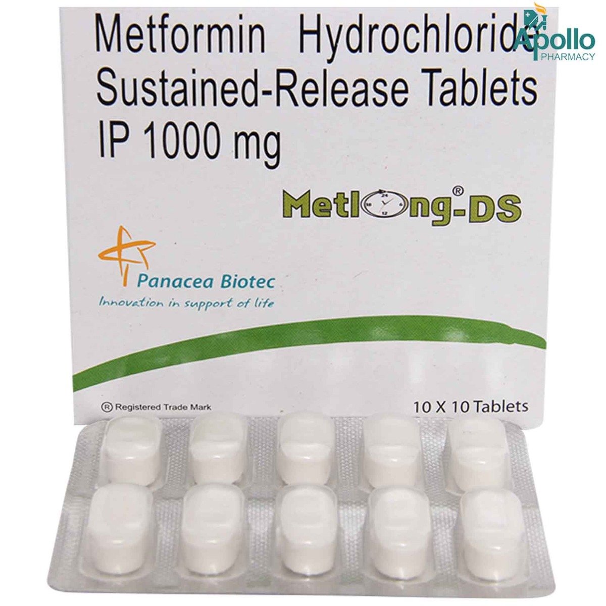Metlong DS Tablet 10's, Pack of 10 TABLETS Metlong DS Tablet 10's, Pack of 10 TABLETS