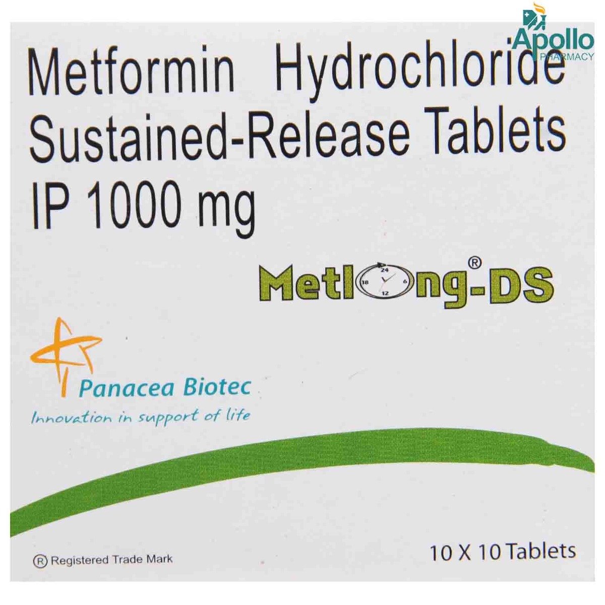 Metlong DS Tablet 10's, Pack of 10 TABLETS Metlong DS Tablet 10's, Pack of 10 TABLETS
