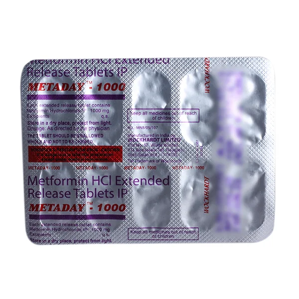 Metaday 1000mg Tablet 10's