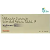 Metomac 50 Tablet 10's, Pack of 10 TABLETS