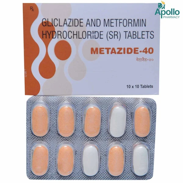 Metazide-40 Tablet 10's