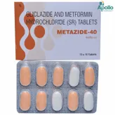 Metazide-40 Tablet 10's, Pack of 10 TabletS