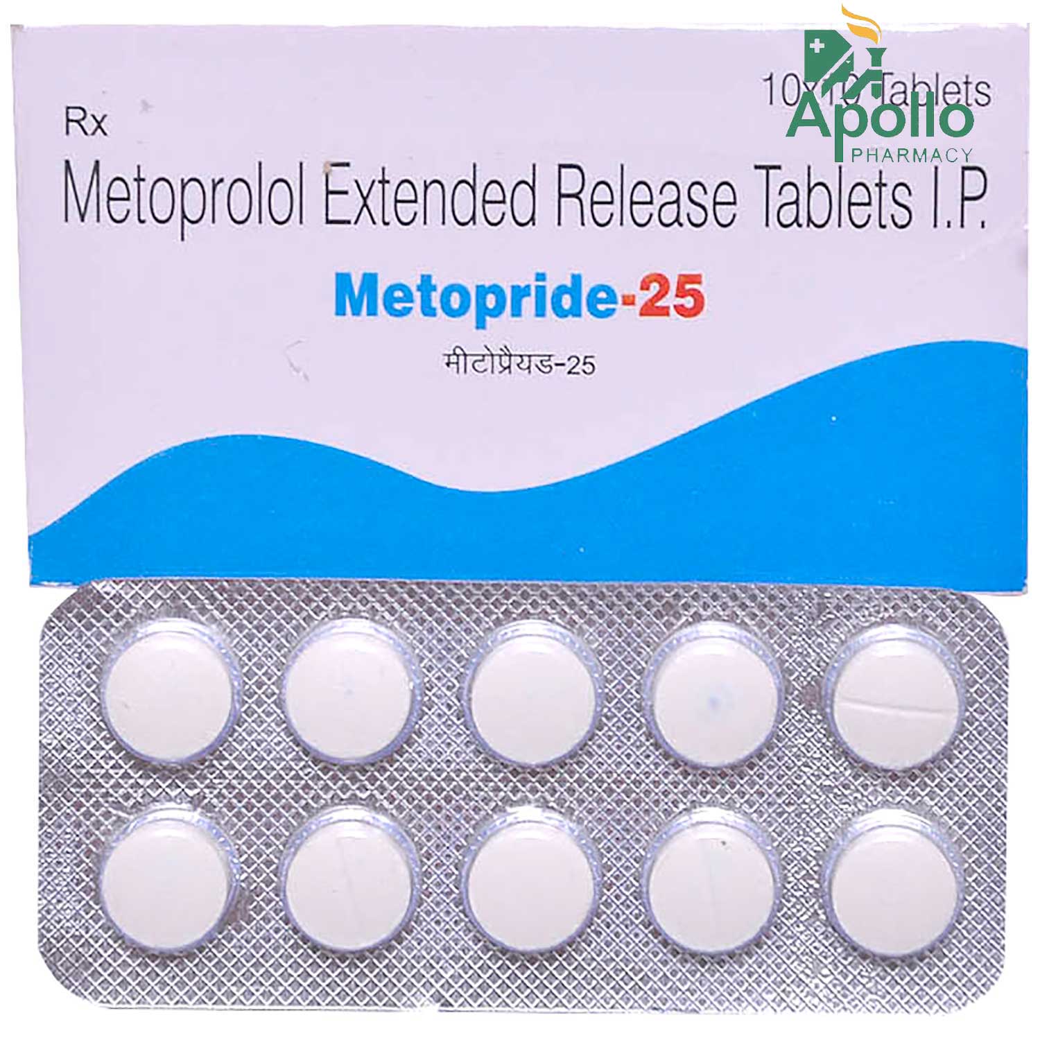 Metopride-25 Tablet 10's, Pack of 10 TABLETS Metopride-25 Tablet 10's, Pack of 10 TABLETS