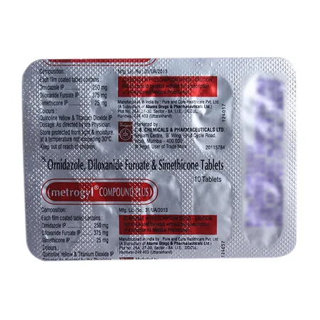 Metrogyl Compound Plus Tablet 10's