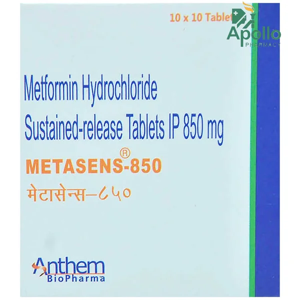 Metasens 850 Tablet 10's