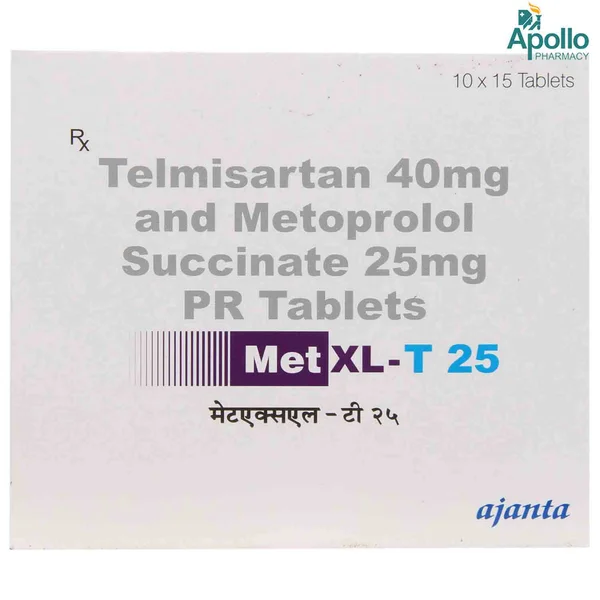 Met XL T 25 Tablet 15's, Pack of 15