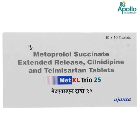 Met XL Trio 25 Tablet 10's