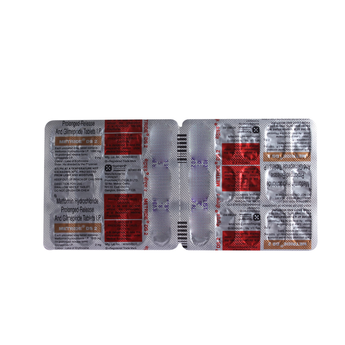 Metride DS 2 Tablet 15's, Pack of 15 TabletS Metride DS 2 Tablet 15's, Pack of 15 TabletS