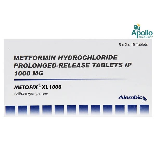 Metofix XL 1000 mg Tablet 15's