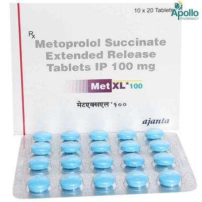 Met XL 100 Tablet 20's, Pack of 20 TABLETS