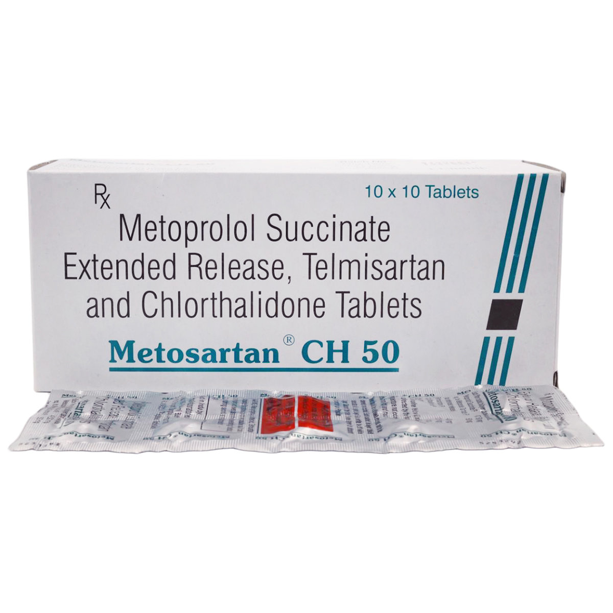 Metosartan CH 50 Tablet 10's Metosartan CH 50 Tablet 10's