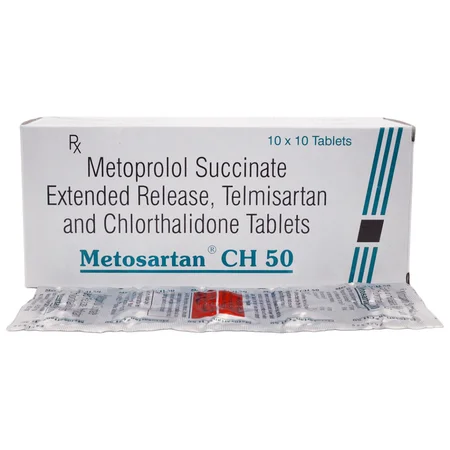 Metosartan CH 50 Tablet 10's
