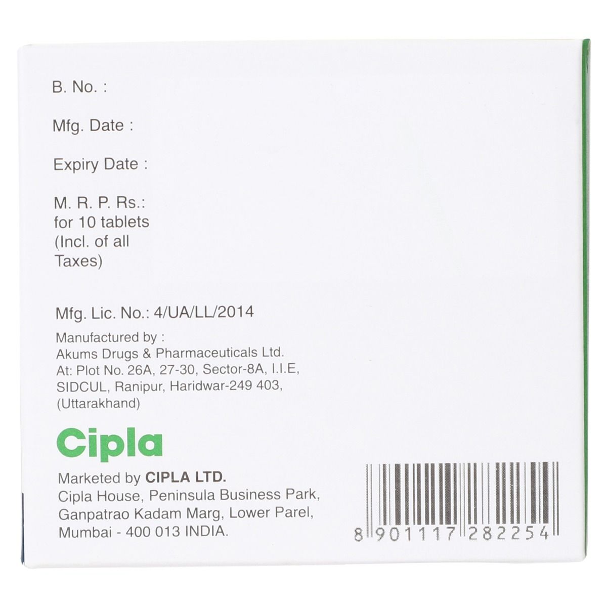 Metolar 3D 25 Tablet 10's, Pack of 10 TabletS Metolar 3D 25 Tablet 10's, Pack of 10 TabletS