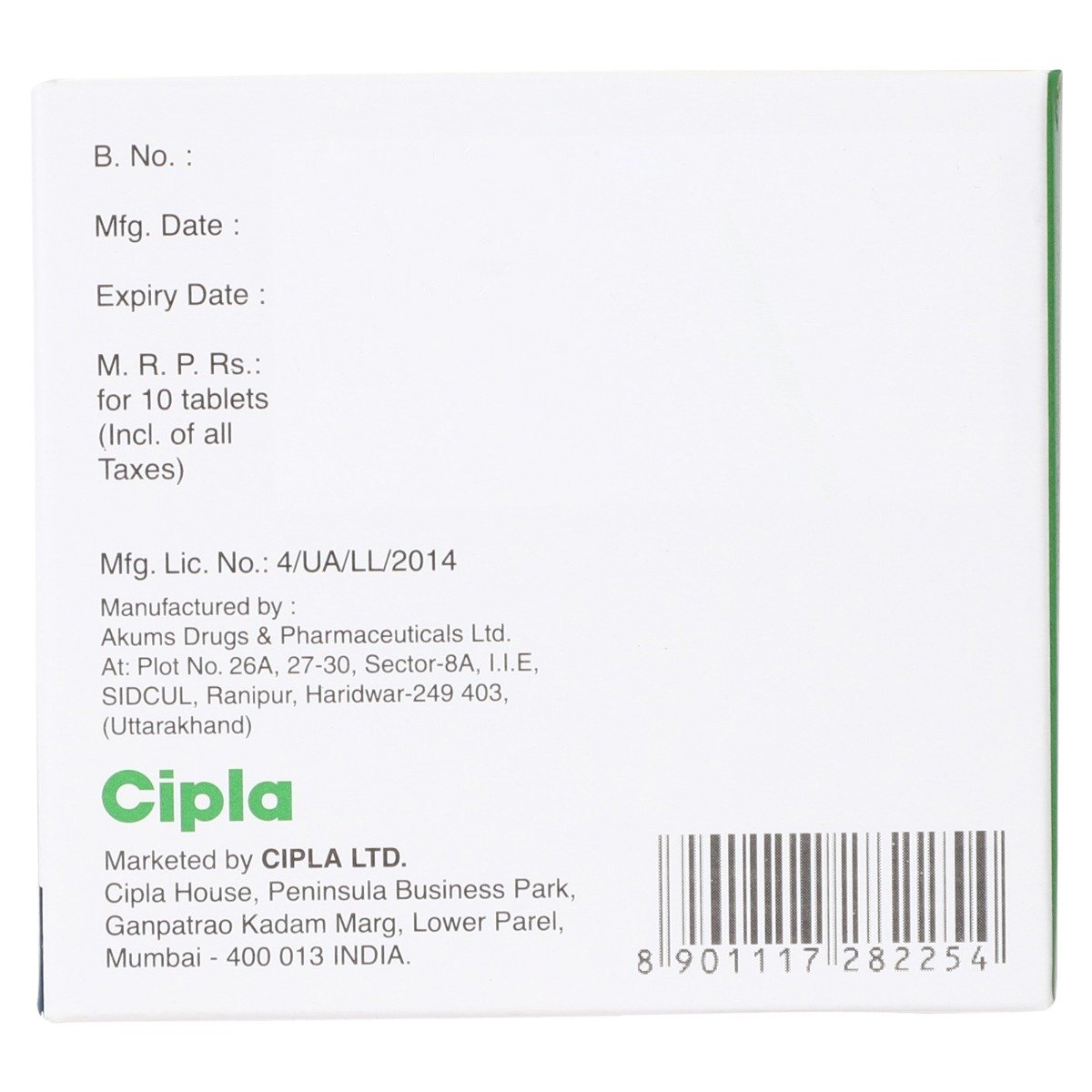 Metolar 3D 25 Tablet 10's, Pack of 10 TabletS Metolar 3D 25 Tablet 10's, Pack of 10 TabletS