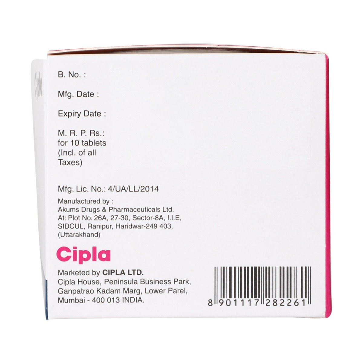 Metolar 3D 50 Tablet 10's, Pack of 10 TABLETS Metolar 3D 50 Tablet 10's, Pack of 10 TABLETS