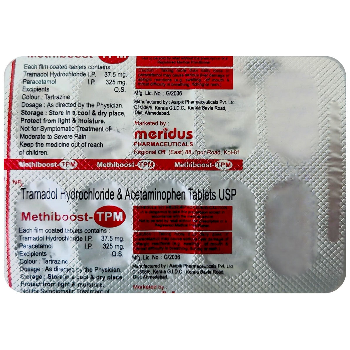 Methiboost-TPM Tablet 10's, Pack of 10 Methiboost-TPM Tablet 10's, Pack of 10