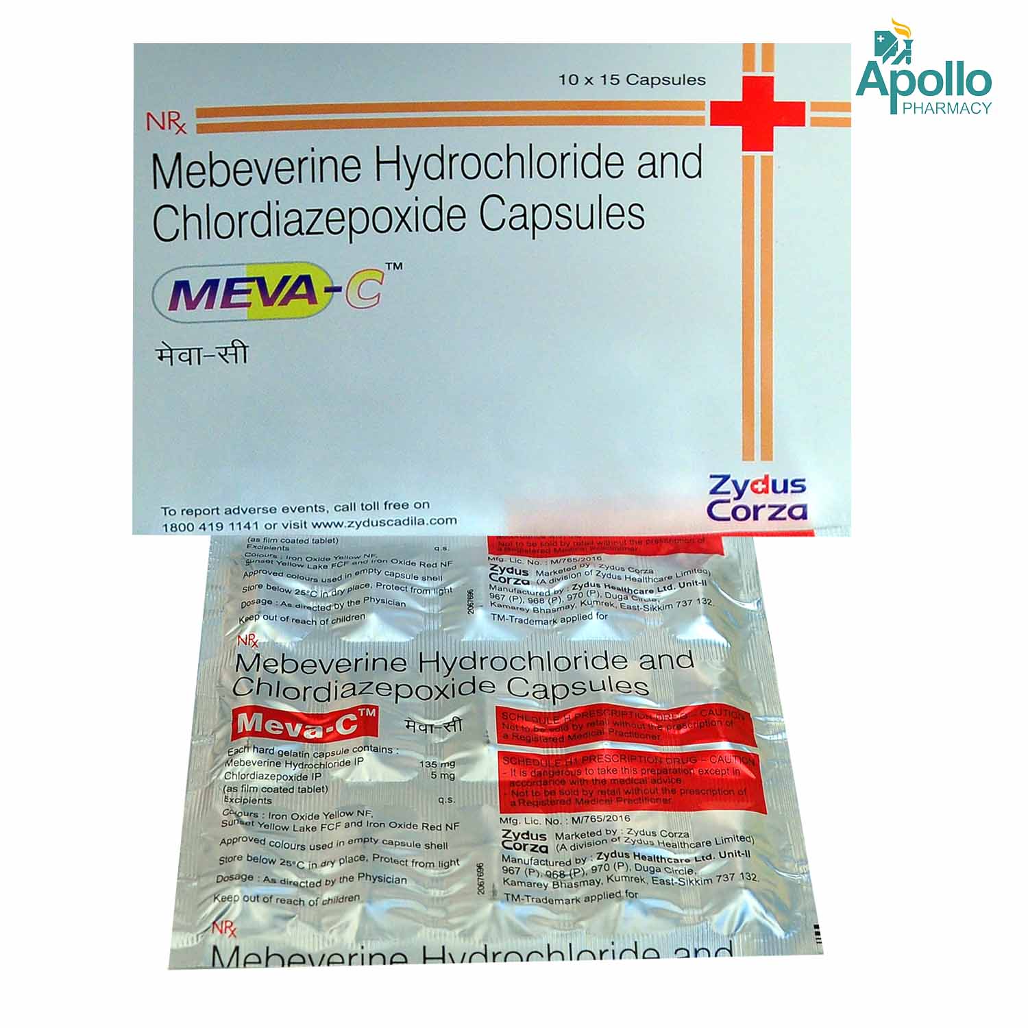 Meva C Capsule 15's, Pack of 15 CAPSULES Meva C Capsule 15's, Pack of 15 CAPSULES