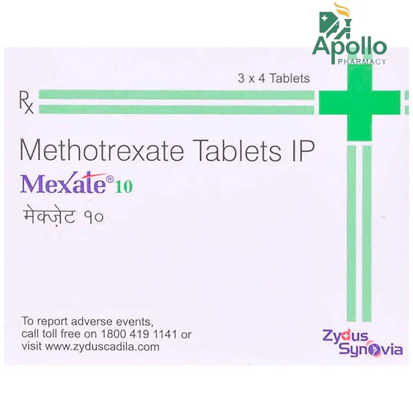 Mexate 10 Tablet 4's