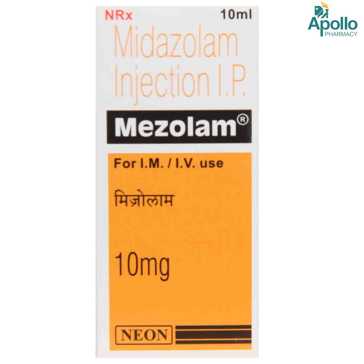 Buy Mezolam Injection 10 ml Online