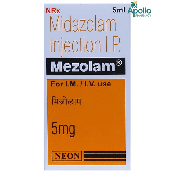 MEZOLAM INJECTION 5ML, Pack of 1 Injection