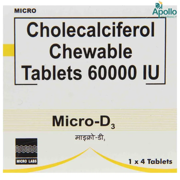 Micro-D3 Chewable Tablet 4's